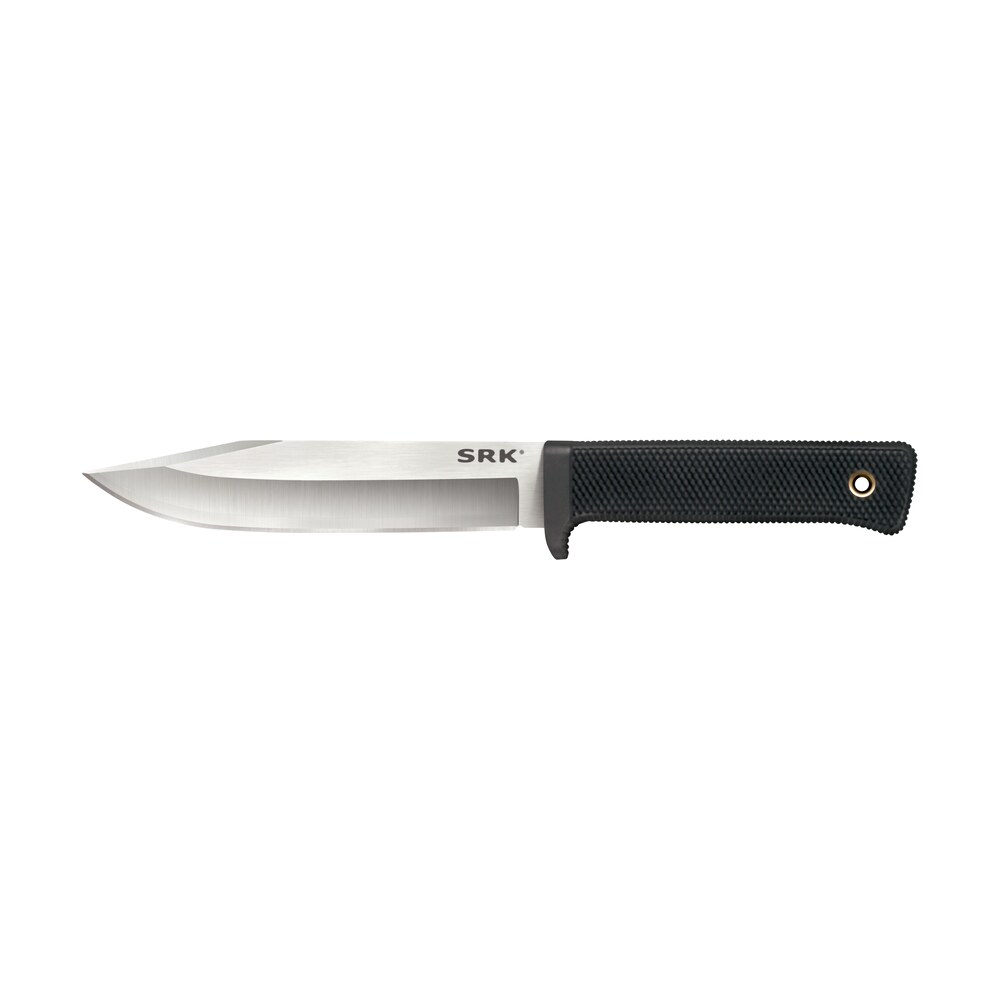 cold steel cs 35an san mai srk 6" fixed plain satin vg 10 san mai blade/black checkered w/finger guard kray ex handle Cold Steel CS-35AN San Mai SRK 6" Fixed Plain Satin VG-10 San Mai Blade/Black Checkered Sports South item 145313