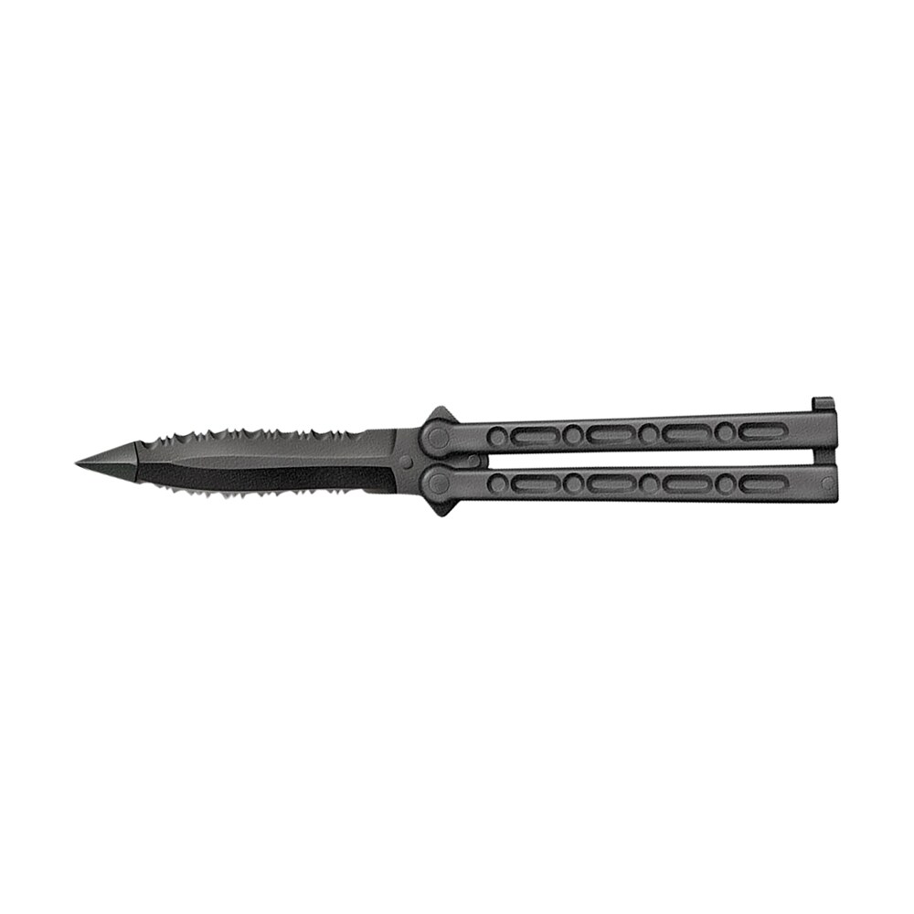 cold steel cs 92eaa fgx balisong 5" folding part serrated black griv ex blade & handle Cold Steel CS-92EAA FGX Balisong 5" Folding Part Serrated Black Griv-Ex Blade & Handle Sports South item 145334