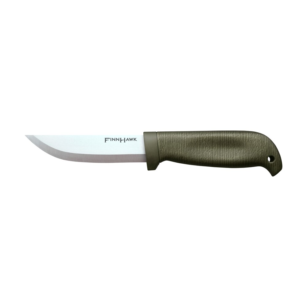 cold steel cs 20npk finn hawk 4" fixed plain cryo 4116 ss blade/od green tpr handle Cold Steel CS-20NPK Finn Hawk 4" Fixed Plain Cryo 4116 SS Blade/OD Green TPR Handle Sports South item 145355