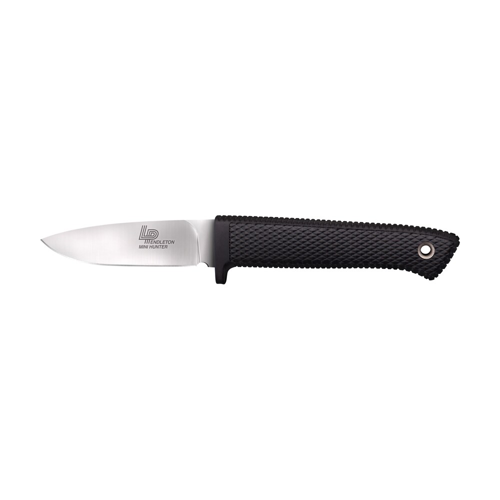 cold steel cs36lpmf pendleton mini hunter 3" fixed plain stonewashed aus10a ss blade, 3.63" black textured kray ex handle Cold Steel CS36LPMF Pendleton Mini Hunter 3" Fixed Plain Stonewashed AUS10A SS Blade, 3.63" Sports South item 145365