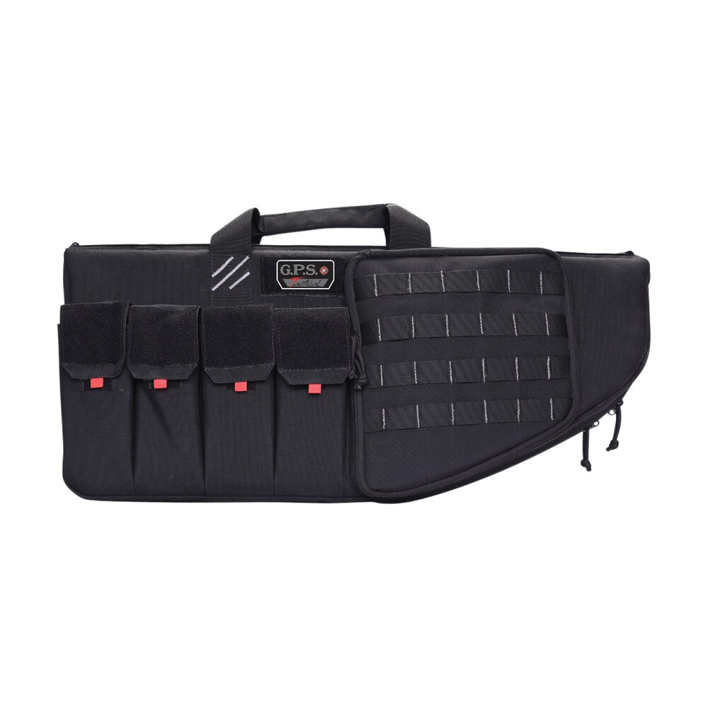 gps bags t30arb tactical ar case 30" black 1000d nylon with mag & storage pockets, lockable zippers, external handgun pocket & dupont teflon coating GPS Bags T30ARB Tactical AR Case 30" Black 1000D Nylon Sports South item 145437