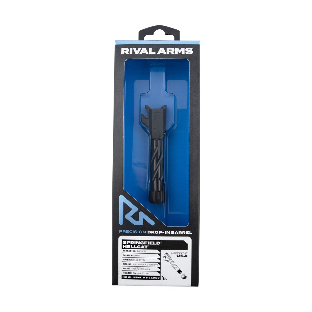 rival arms rara20h102a precision v1 match grade black pvd stainless steel spiral fluted threaded for springfield hellcat Rival Arms RARA20H102A Precision V1 Match Grade Black PVD Stainless Steel Spiral Fluted Sports South item 145449