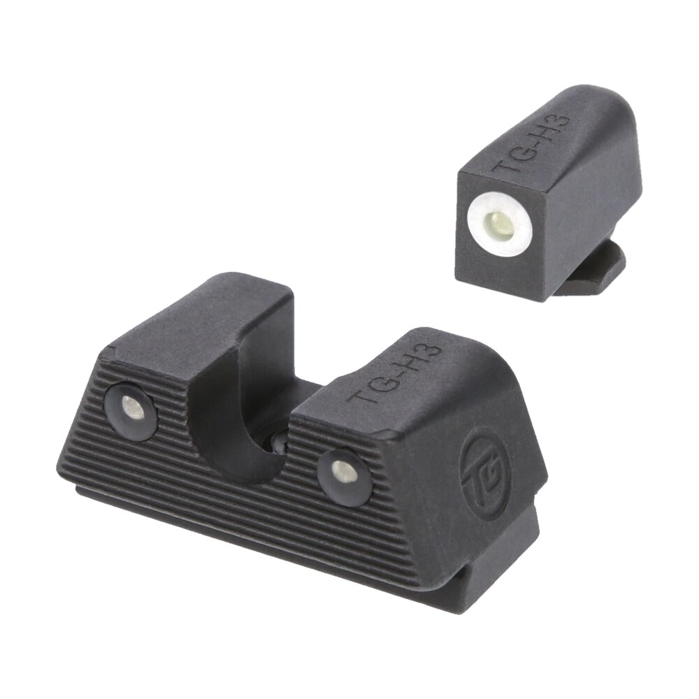 truglo tgtg231g1xw tritium x low, white outline tritium front/ green tritium rear/black nitride fortress frame, compatible w/most glock except mos, front post/rear dovetail mount TruGlo TGTG231G1XW Tritium X Low, White Outline Tritium Front/ Green Tritium Rear/Black Nitride Sports South item 145456