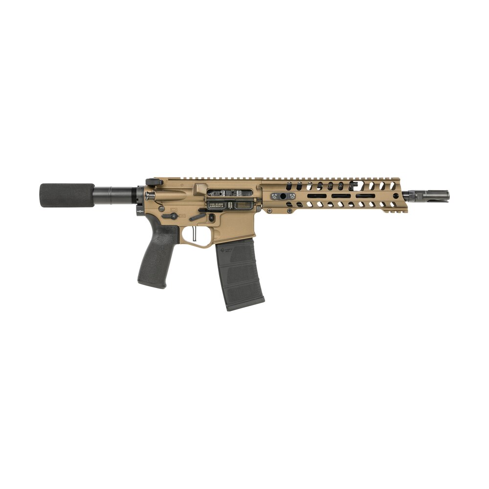 patriot ordnance factory 01797 renegade + direct impingement 300 blackout 30+1 10.50" black nitride aluminum barrel, 9" m lok handguards, burnt bronze aluminum buffer tube, black polymer grips Patriot Ordnance Factory 01797 Renegade + Direct Impingement 300 Blackout 30+1 10.50" Black Sports South item 145563