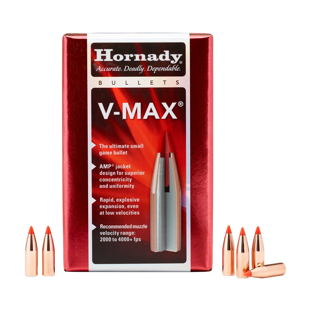 hornady 22415 v max 6mm .243 65 gr v max 100 per box/ 40 case Hornady 22415 V-Max 6mm .243 65 gr V Max 100 Per Box/ 40 Case Sports South item 145640