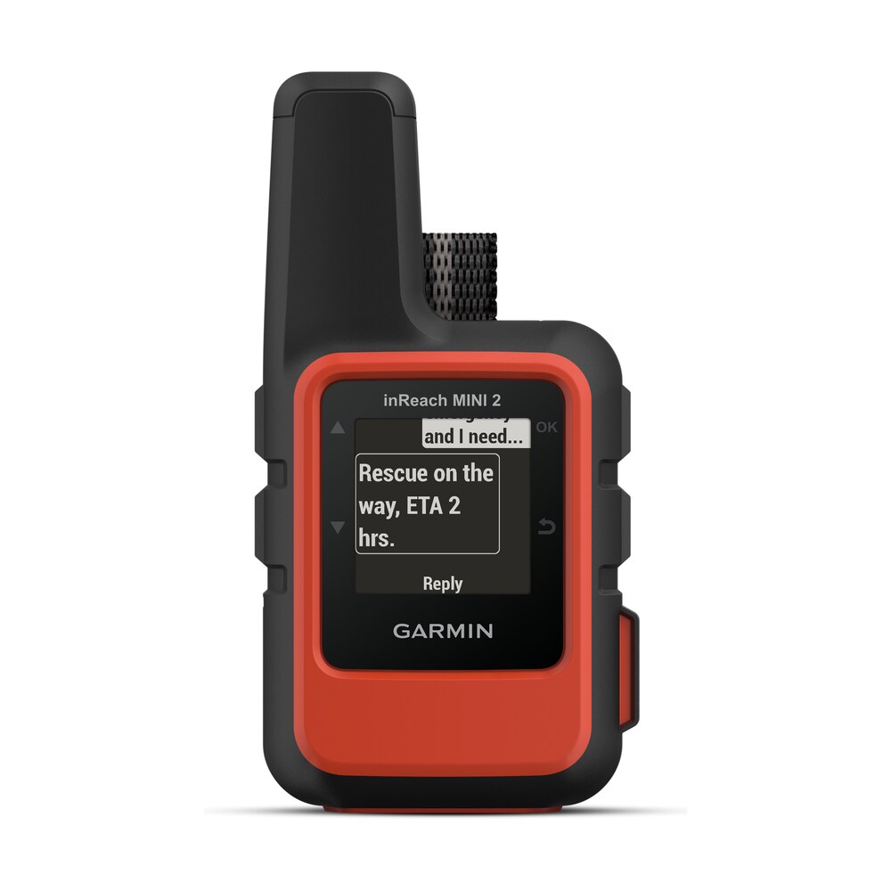 garmin 0100260200 inreach mini 2 satcom communication/sos/maps black/red internal rechargeable lithium battery bluetooth/ant+ gps yes Garmin 0100260200 inReach Mini 2 Satcom Communication/SOS/Maps Black/Red Internal Rechargeable Sports South item 145686