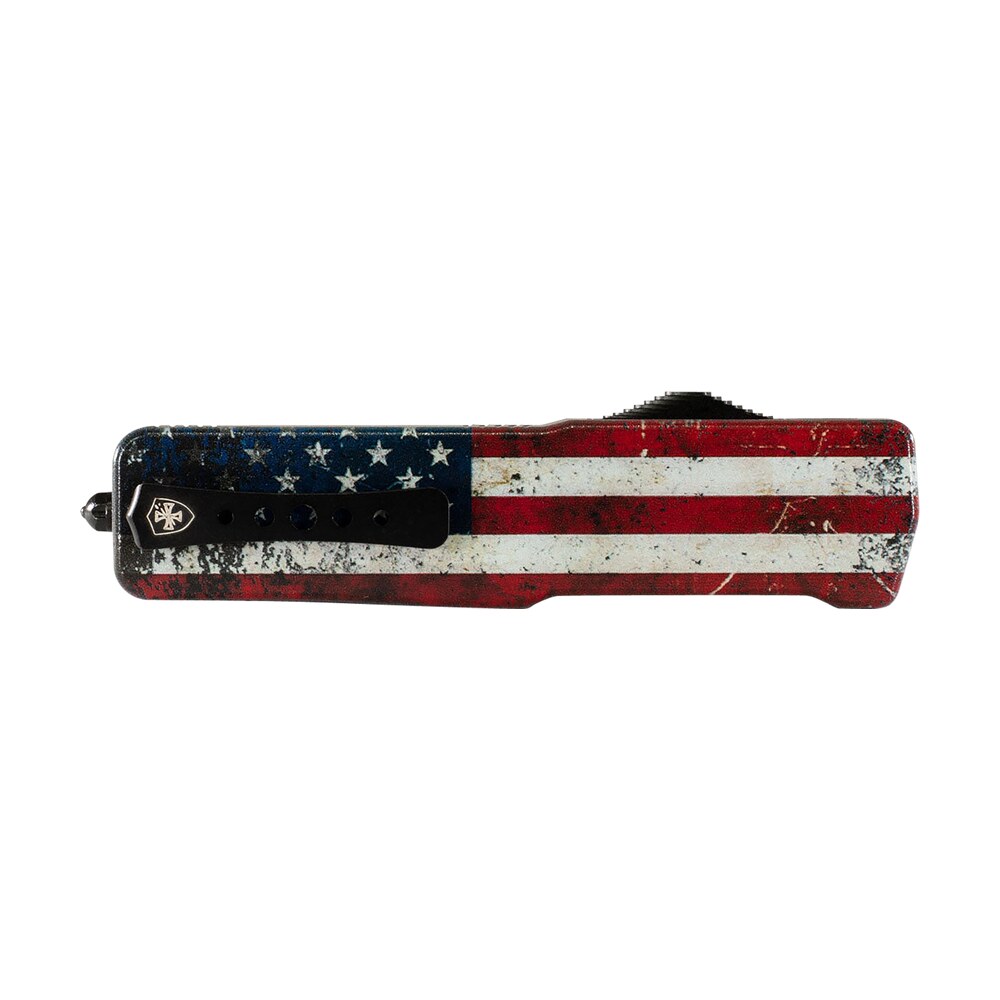 templar knife maus321 premium lw us flag slim 3.25" otf drop point plain black oxide stonewashed d2 steel blade, 5" us flag aluminum handle Templar Knife MAUS321 Premium LW US Flag Slim 3.25" OTF Drop Point Plain Black Oxide Sports South item 145744