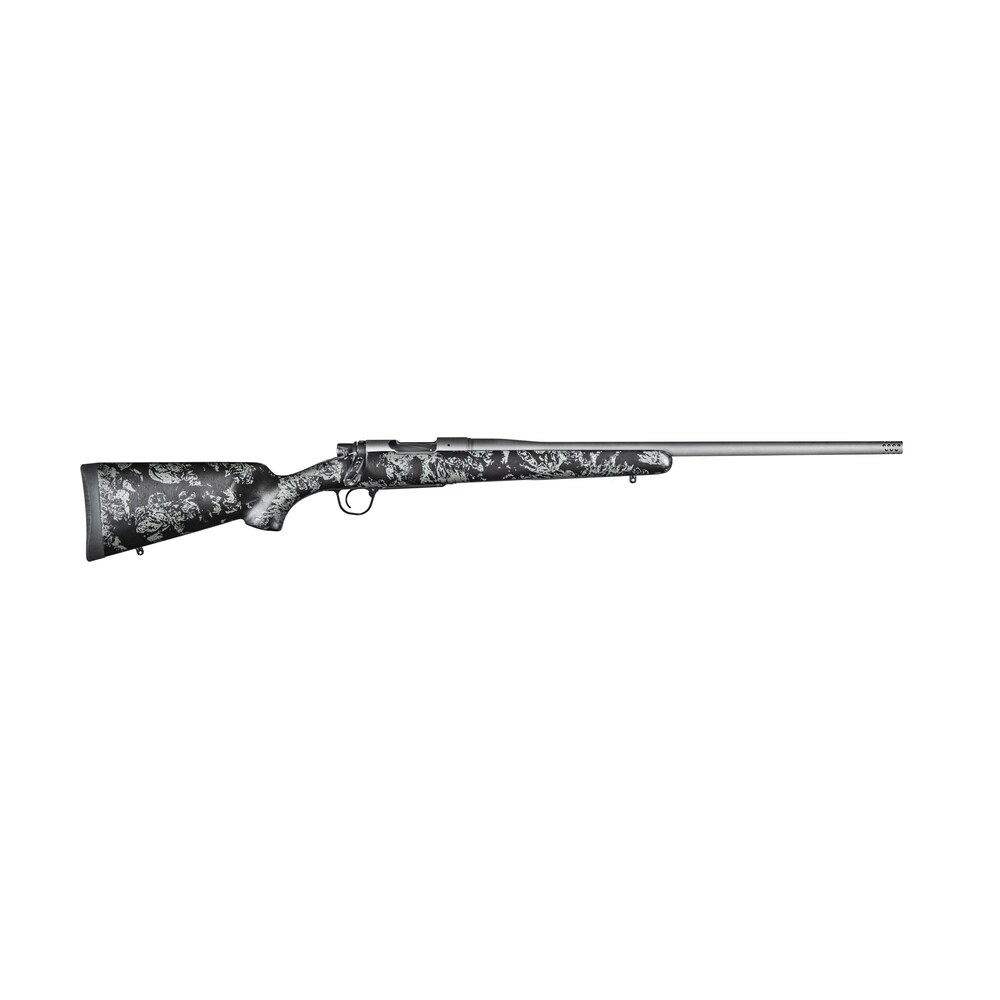 christensen arms 8010107200 mesa fft 6.5 creedmoor 4+1 20" threaded barrel, tungsten gray cerakote, black with gray webbing stock Christensen Arms 8010107200 Mesa FFT 6.5 Creedmoor 4+1 20" Threaded Sports South item 145808