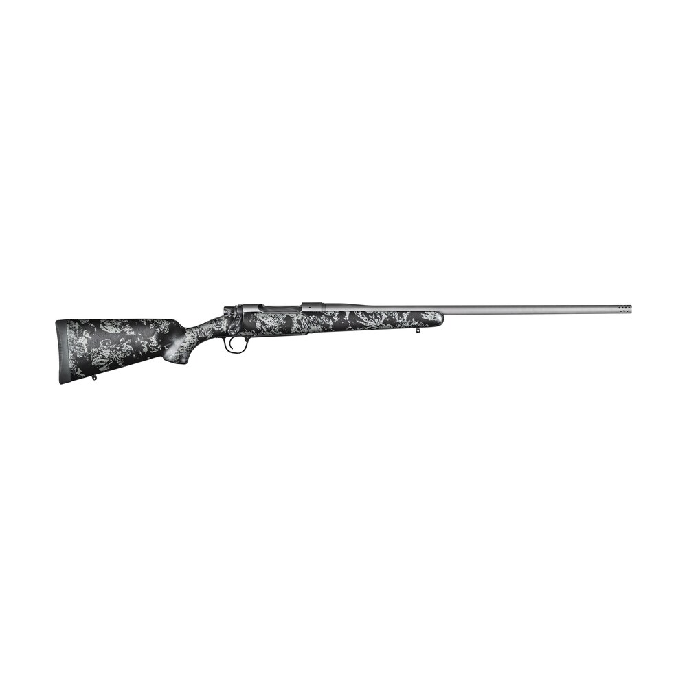christensen arms 8010108600 mesa fft 300 prc 3+1 22" threaded barrel, tungsten gray cerakote, black with gray webbing stock Christensen Arms 8010108600 Mesa FFT 300 PRC 3+1 22" Threaded Sports South item 145822