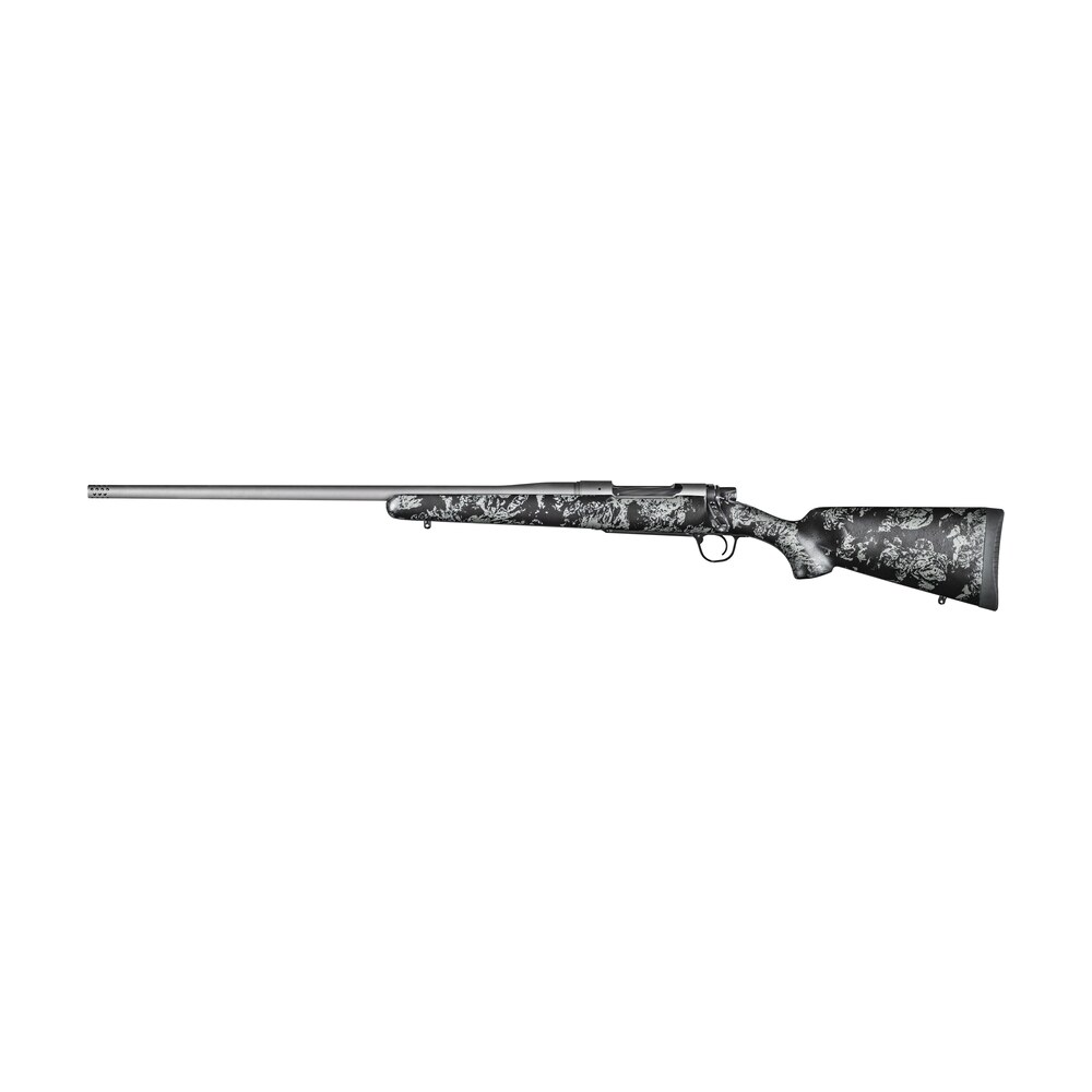 christensen arms 8010112100 mesa fft 300 prc 3+1 22" threaded barrel, tungsten gray cerakote, black with gray webbing stock, left hand Christensen Arms 8010112100 Mesa FFT 300 PRC 3+1 22" Threaded Sports South item 145840
