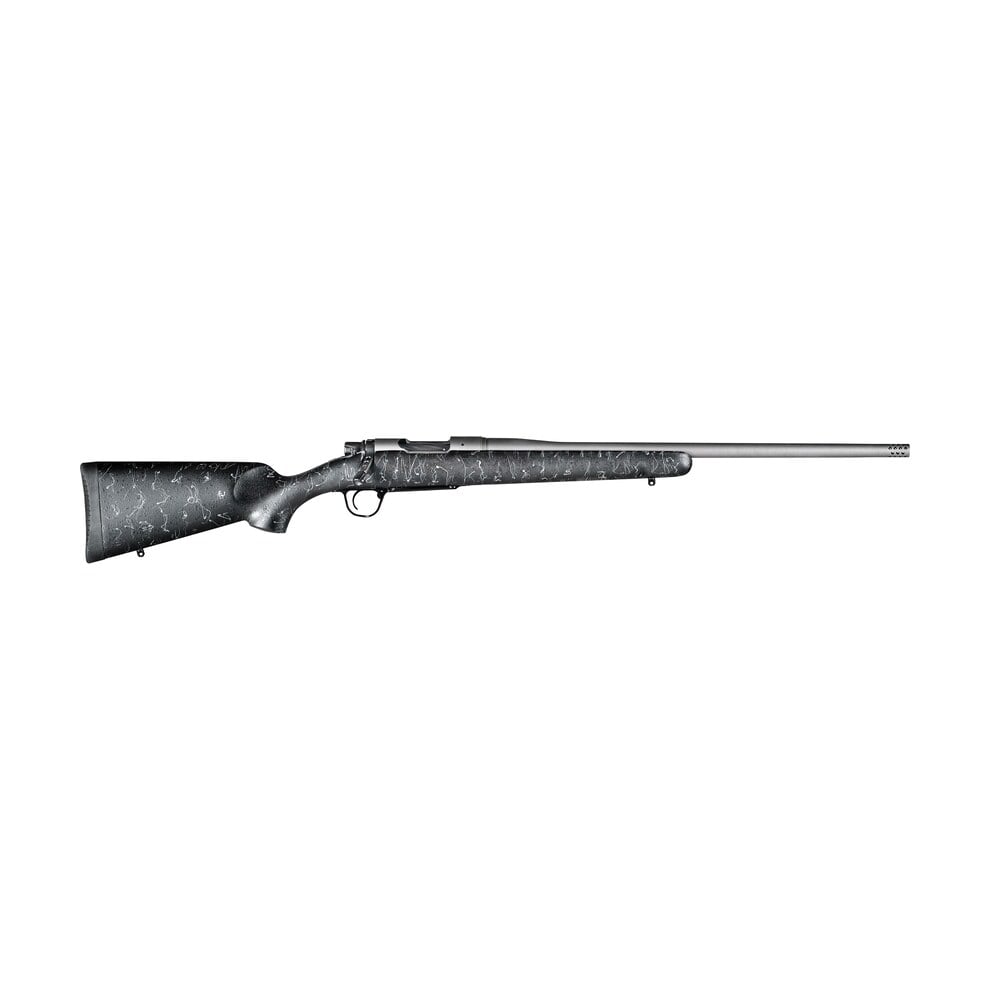christensen arms 8010200200 mesa long range 308 win 4+1 24" threaded barrel, tungsten gray cerakote, black with gray webbing stock Christensen Arms 8010200200 Mesa Long Range 308 Win 4+1 24" Threaded Sports South item 145850