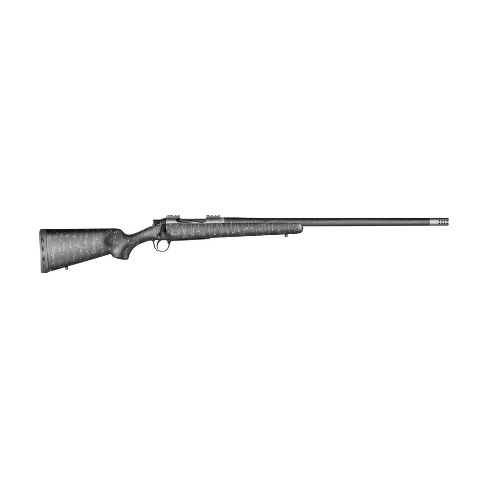 christensen arms ca10268315331 summit ti full size 7mm rem mag 3+1, 26" natural titanium steel threaded barrel, natural titanium aluminum receiver, black w/gray webbing fixed sporter stock Christensen Arms CA10268315331 Summit TI Full Size 7mm Rem Mag 3+1, 26" Natural Titanium Steel Sports South item 146099