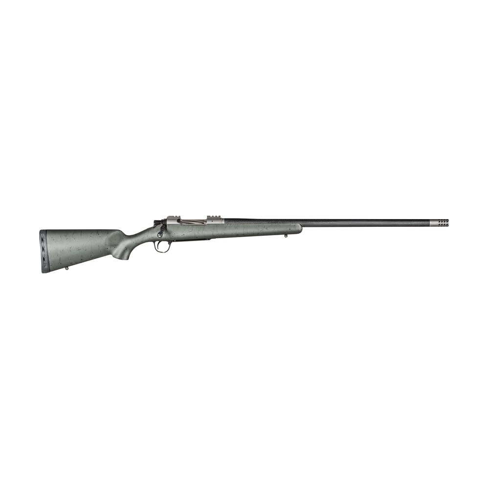 christensen arms ca10268215432 summit ti full size frame 300 win mag 3+1, 26" natural titanium steel threaded barrel, natural titanium aluminum receiver green w/black webbing fixed sporter stock Christensen Arms CA10268215432 Summit TI Full Size Frame 300 Win Mag 3+1, 26" Natural Titanium Sports South item 146116