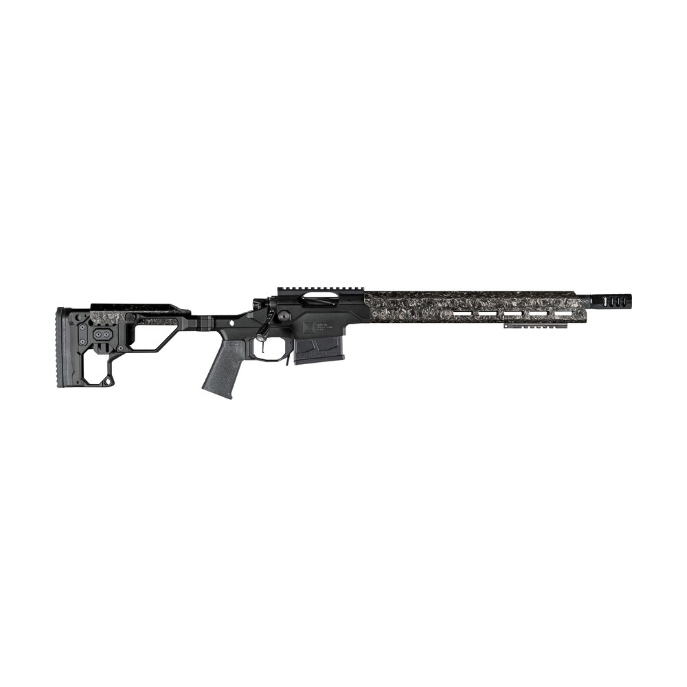christensen arms 8010300101 modern precision 308 win 20" threaded carbon fiber barrel 5+1, black nitride finish, black anodized with folding stock, polymer grip Christensen Arms 8010300101 Modern Precision 308 Win 20" Threaded Carbon Fiber Barrel 5+1, Sports South item 146159