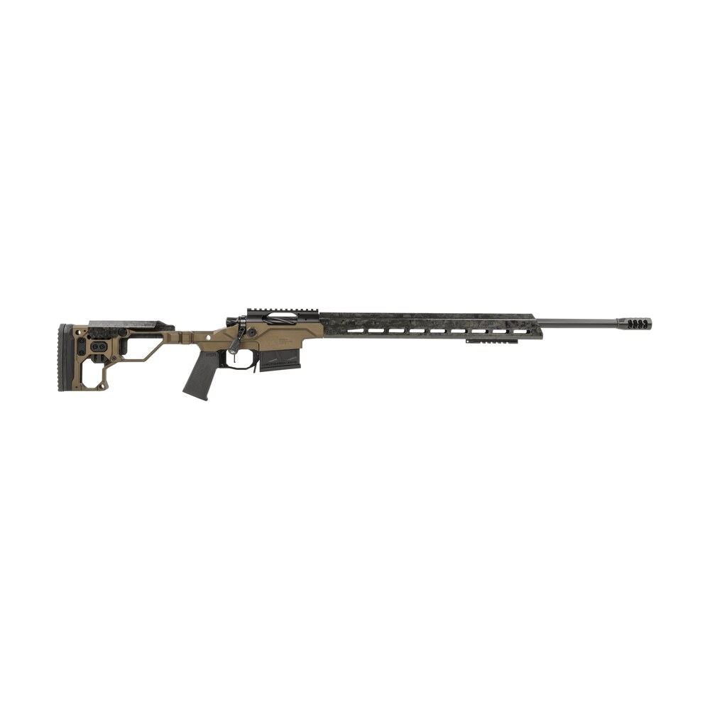 christensen arms 8010301000 modern precision 300 win mag 5+1 26" threaded carbon fiber barrel, black nitride finish, desert brown anodized folding stock, polymer grip Christensen Arms 8010301000 Modern Precision 300 Win Mag 5+1 26" Threaded Carbon Fiber Sports South item 146191