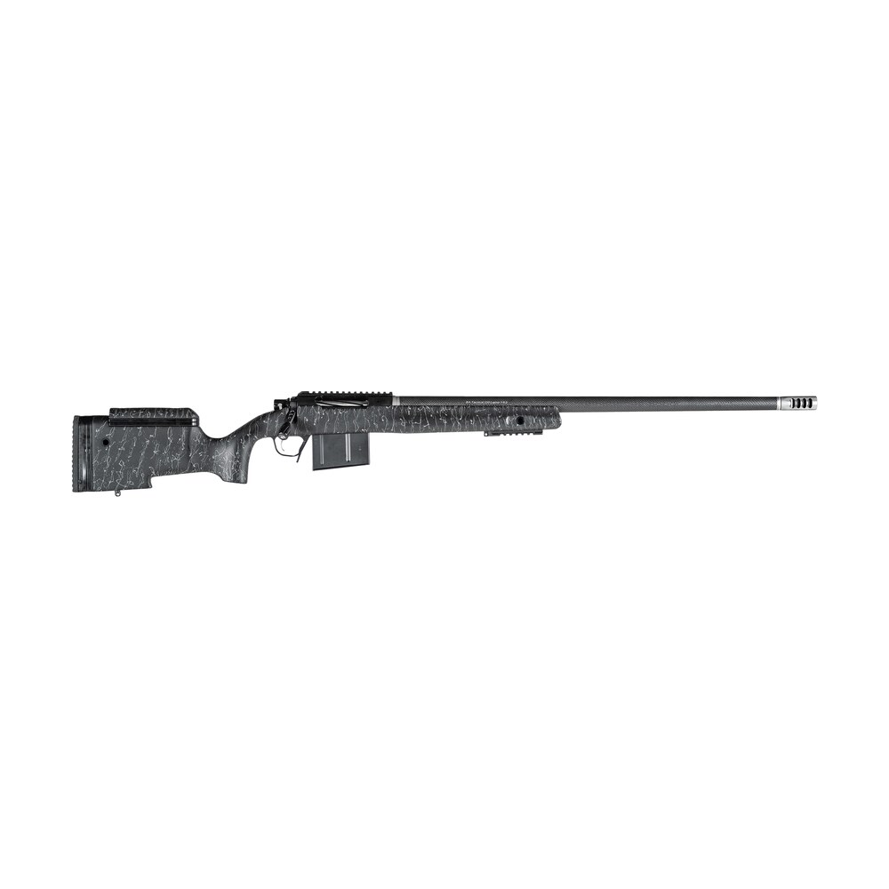 christensen arms 8010400500 ba tactical long range 6mm creedmoor 4+1 24" carbon fiber barrel, black nitride finish, black with gray webbing stock Christensen Arms 8010400500 BA Tactical Long Range 6mm Creedmoor 4+1 24" Carbon Fiber Sports South item 146204