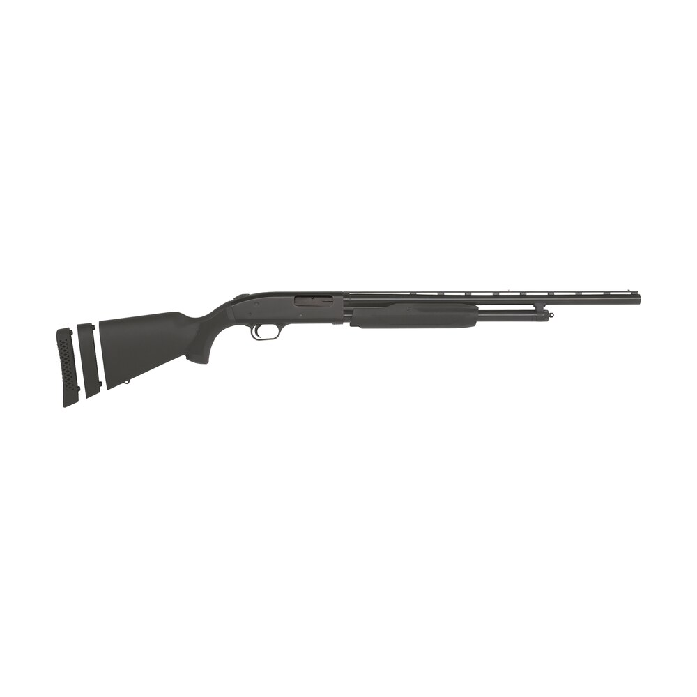 mossberg 54210 500 super bantam youth 20 gauge pump 3″ 5+1 22″ blued vent rib barrel, blued steel receiver, adj lop black synthetic stock, right hand Mossberg 54210 500 Super Bantam Youth 20 Gauge Pump 3" 5+1 22" Blued Vent Rib Sports South item 14660