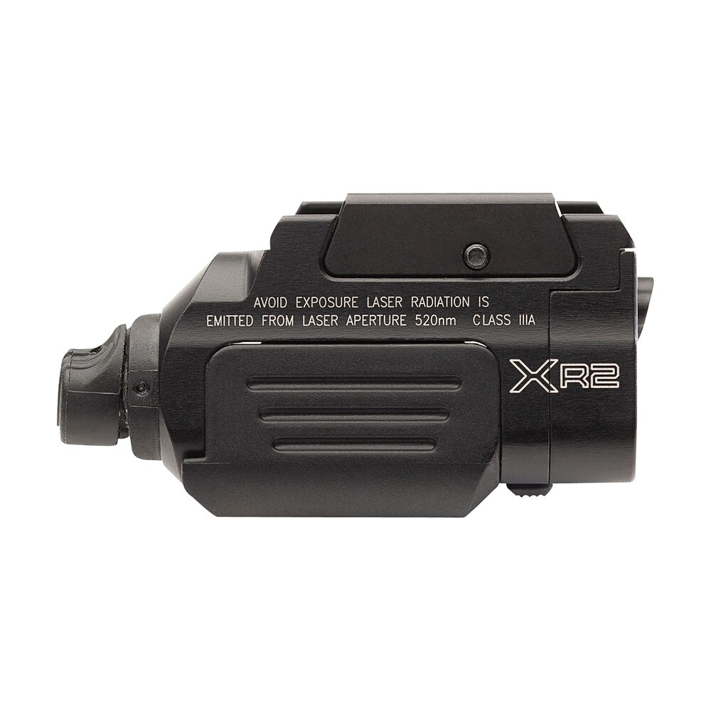 surefire xr2agn xr2 a gn compact black anodized 800 lumens white led/green laser SureFire XR2AGN XR2-A-GN Compact Black Anodized 800 Lumens White LED/Green Laser Sports South item 146655