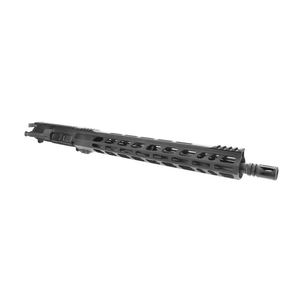 tacfire bu 556 16 rifle upper assembly 5.56x45mm nato caliber with 16" black nitride barrel, black anodized 7075 t6 aluminum receiver & m lok handguard for ar platform includes bolt carrier group TacFire BU-556-16 Rifle Upper Assembly 5.56x45mm NATO Caliber Sports South item 146731