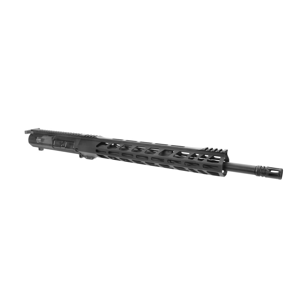 tacfire bu30818 rifle upper assembly 308 win 18" black nitride barrel 7075 t6 aluminum black anodized receiver m lok handguard for ar platform TacFire BU30818 Rifle Upper Assembly 308 Win 18" Black Nitride Barrel 7075-T6 Aluminum Black Sports South item 146735