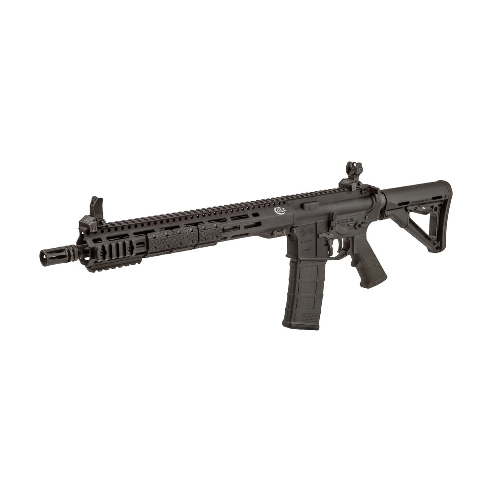 colt mfg cm55616m5s m5 carbine sentry 5.56x45mm nato 30+1 16.10" barrel, black hard coat anodized metal finish, black collapsible stock, black a2 grip Colt Mfg CM55616M5S M5 Carbine Sentry 5.56x45mm NATO 30+1 16.10" Sports South item 147030