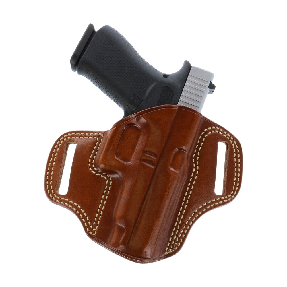 galco cm876 combat master owb tan leather belt slide fits springfield hellcat pro right hand Galco CM876 Combat Master OWB Tan Leather Belt Slide Sports South item 147108