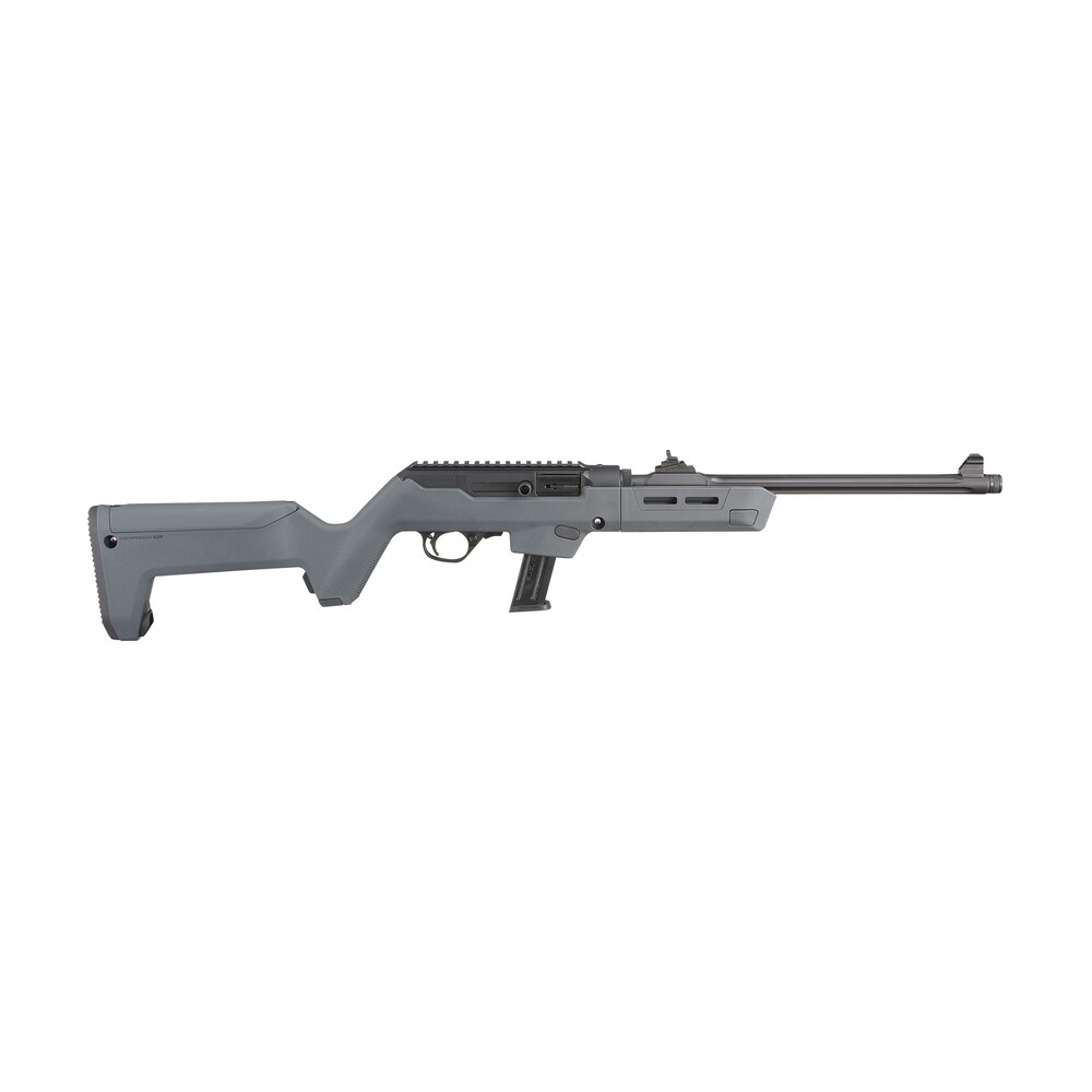 ruger 19130 pc carbine 9mm luger 17+1 16.10" threaded/fluted barrel, type iii hard coat anodized aluminum alloy receiver, stealth gray magpul pc backpacker stock, optics ready Ruger 19130 PC Carbine 9mm Luger 17+1 16.10" Threaded/Fluted Sports South item 147122