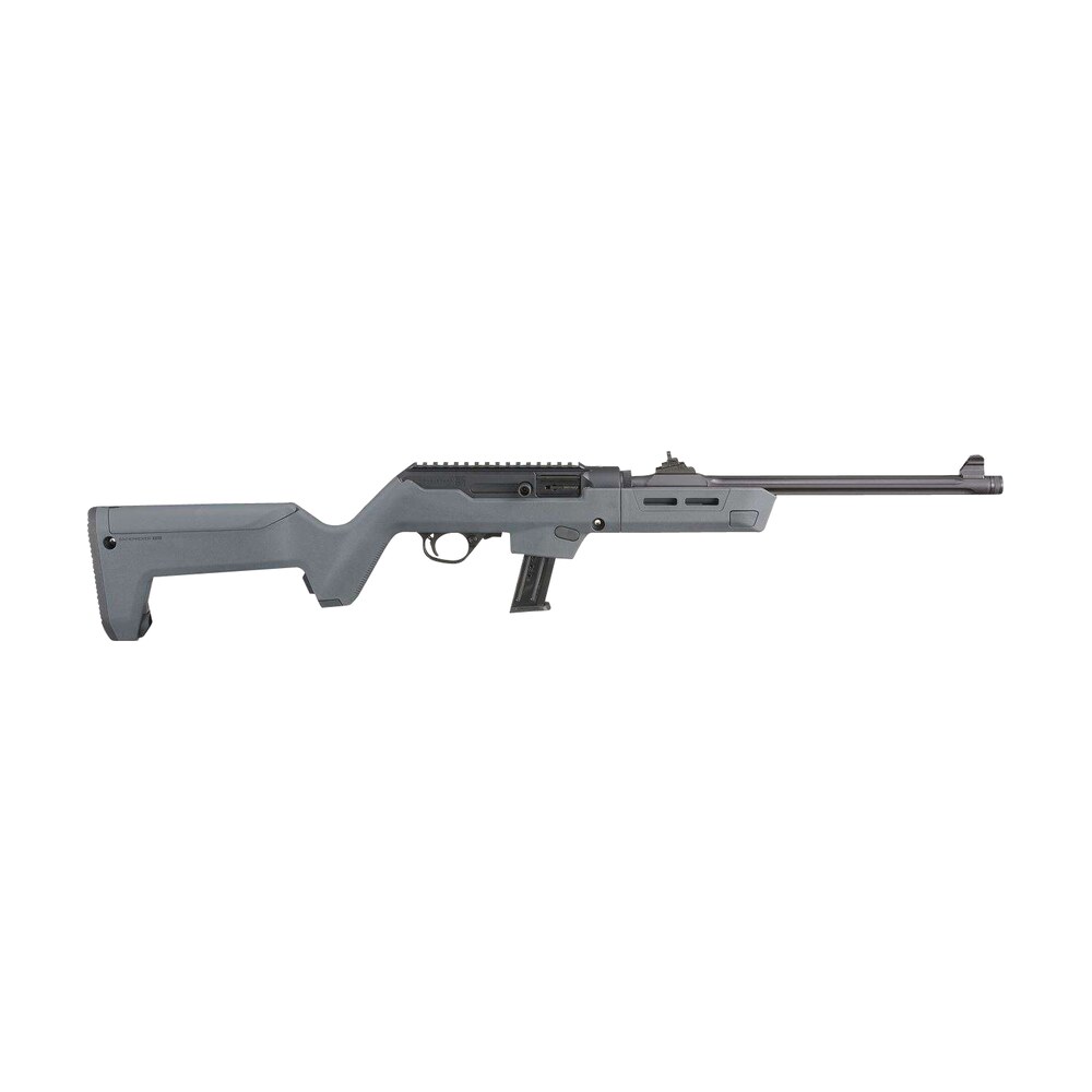 ruger 19134 pc carbine *state compliant 9mm luger 10+1 16.10" threaded barrel, matte black oxide metal finish, stealth gray stock, optics ready Ruger 19134 PC Carbine *State Compliant 9mm Luger 10+1 16.10" Threaded Sports South item 147123
