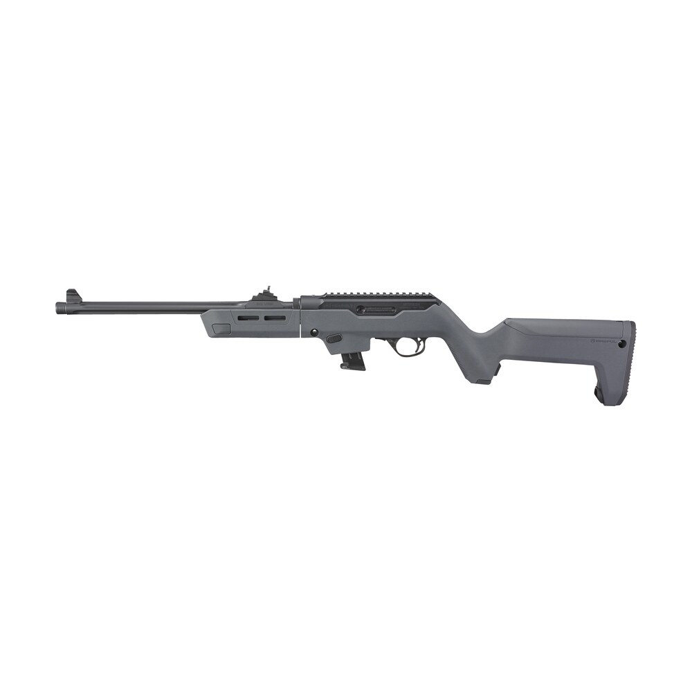 ruger 19135 pc carbine *state compliant 9mm luger 10+1 16.10" barrel, matte black oxide metal finish, stealth gray stock, optics ready Ruger 19135 PC Carbine *State Compliant 9mm Luger 10+1 16.10" Sports South item 147124