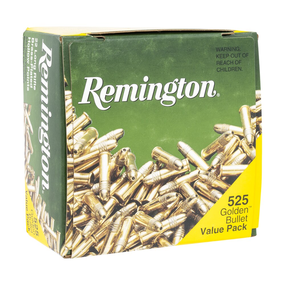 remington ammunition 21250 golden bullet value pack 22lr 36 gr hollow point 525 per box/12 case Remington Ammunition 21250 Golden Bullet Value Pack 22LR 36 gr Hollow Point 525 Per Box/12 Case Sports South item 147399
