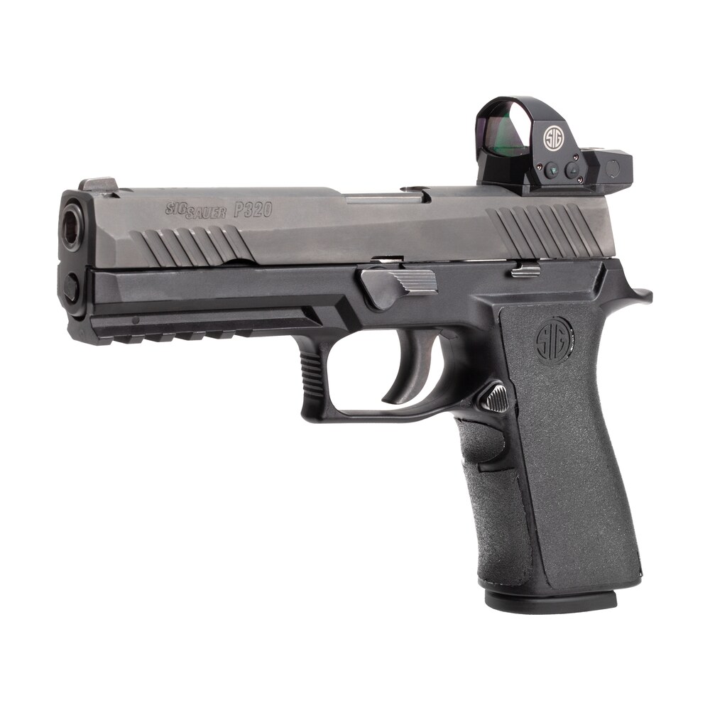 hogue 17680 wrapter adhesive grip made of rubber with black finish & grain texture for sig p320 full size with medium x series module Hogue 17680 Wrapter Adhesive Grip made of Rubber Sports South item 147475