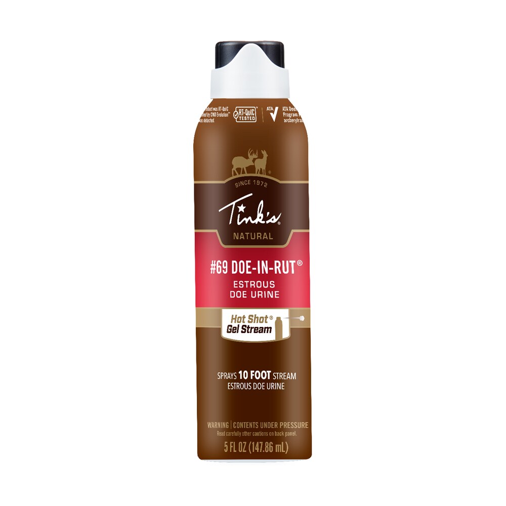 tinks w6260 #69 hot shot deer attractant doe in estrus scent gel 5 oz gel stream Tinks W6260 #69 Hot Shot Deer Attractant Doe In Estrus Scent Gel 5 oz Gel Stream Sports South item 147682
