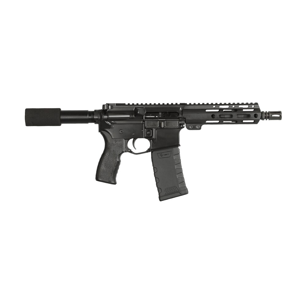 bersa bar15pbm bar15 5.56x45mm nato 30+1 7.50" barrel, a2 flash hider, black bruniton finish, buffer tube stock, m lok handguard, mft grip, manual safety Bersa BAR15PBM BAR15 5.56x45mm NATO 30+1 7.50" Sports South item 147849