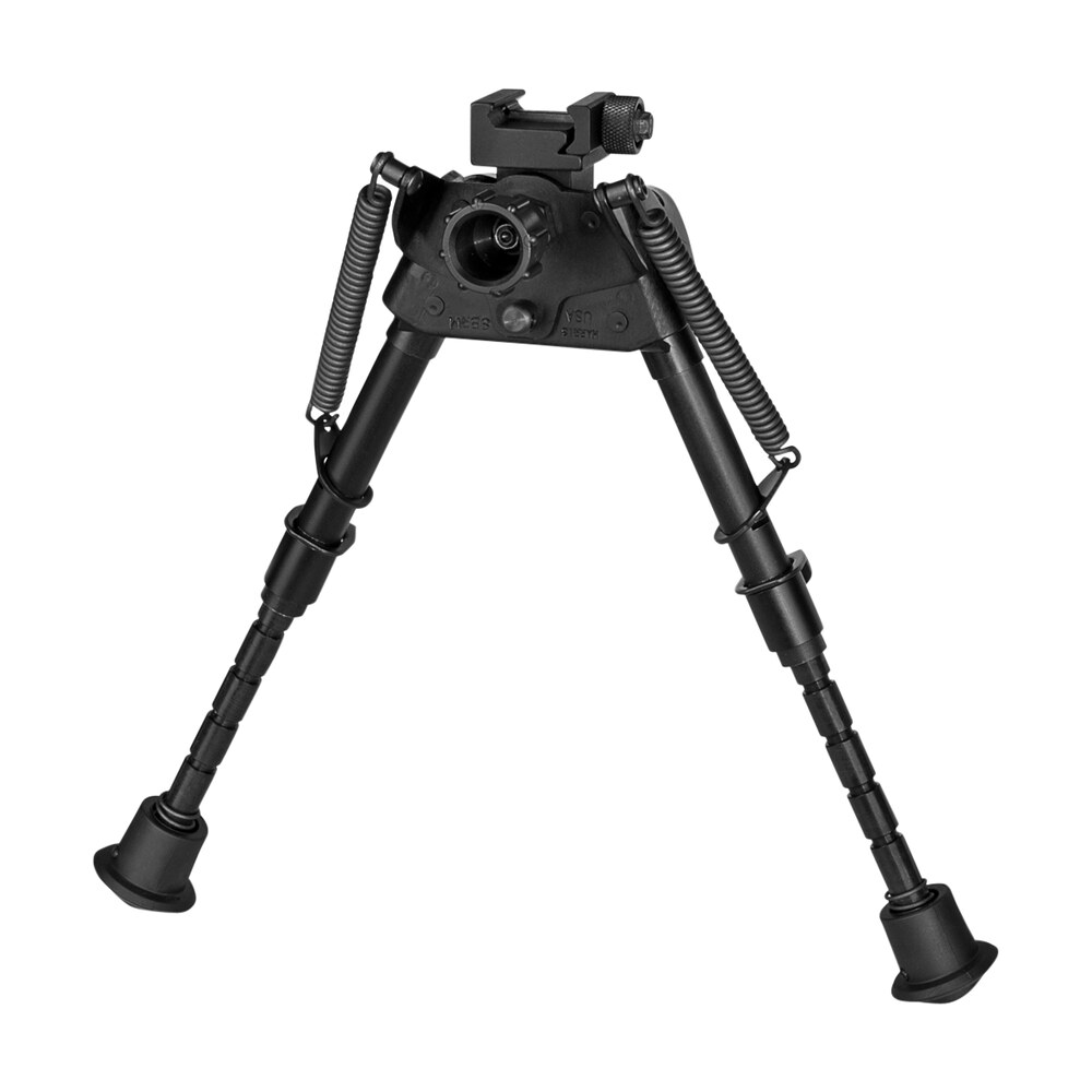 harris bipods s brmp swivel br picatinny, 6 9", black steel/aluminum, notched legs, rubber feet Harris Bipods S-BRMP Swivel BR Picatinny, 6-9", Black Steel/Aluminum, Notched Legs, Rubber Feet Sports South item 147918