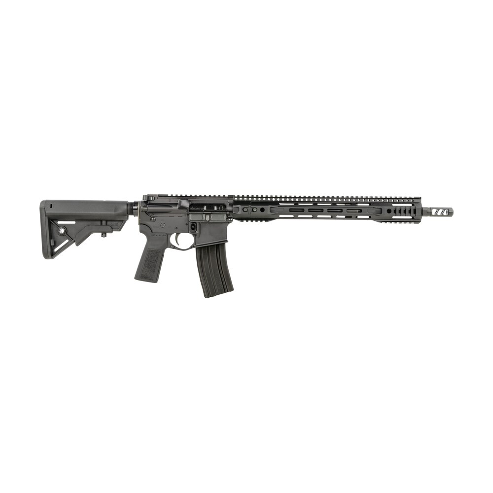franklin armory 0010052blk m4 htf r3 xtd 5.56x45mm nato 10+1 16" light contour barrel w/ aura xtd muzzle device, salt bath nitride finish, b5 systems bravo stock & grip, custom tuned trigger Franklin Armory 0010052BLK M4-HTF R3 XTD 5.56x45mm NATO 10+1 16" Light Contour Barrel Sports South item 147997