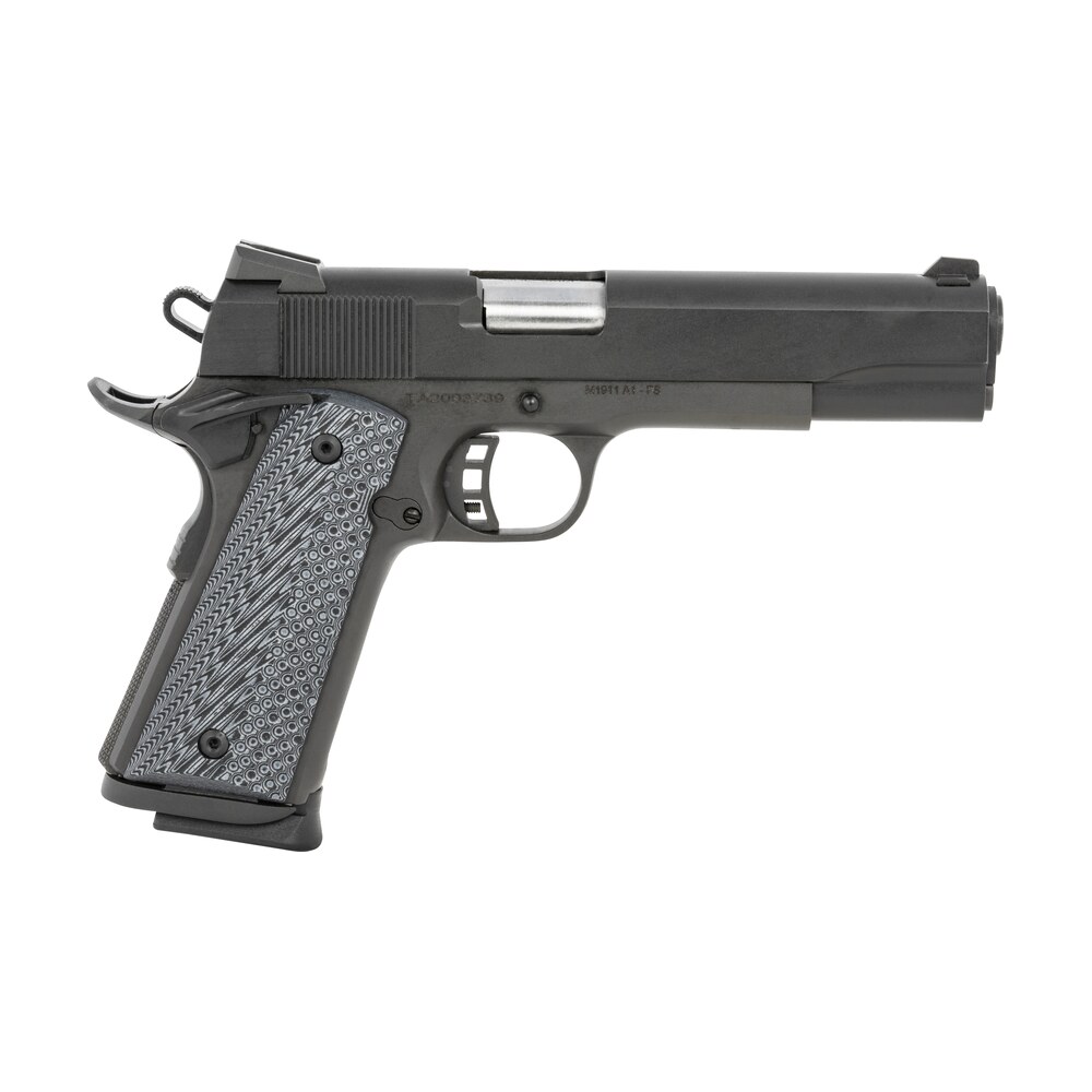taylors & company 230058 armscor 1911 tactical full size 9mm luger 8+1, 5" stainless steel barrel, black parkerized serrated slide, black parkerized steel frame w/beavertail, gray g10 grip Taylors & Company 230058 Armscor 1911 Tactical Full Size 9mm Luger 8+1, 5" Stainless Steel Sports South item 148171