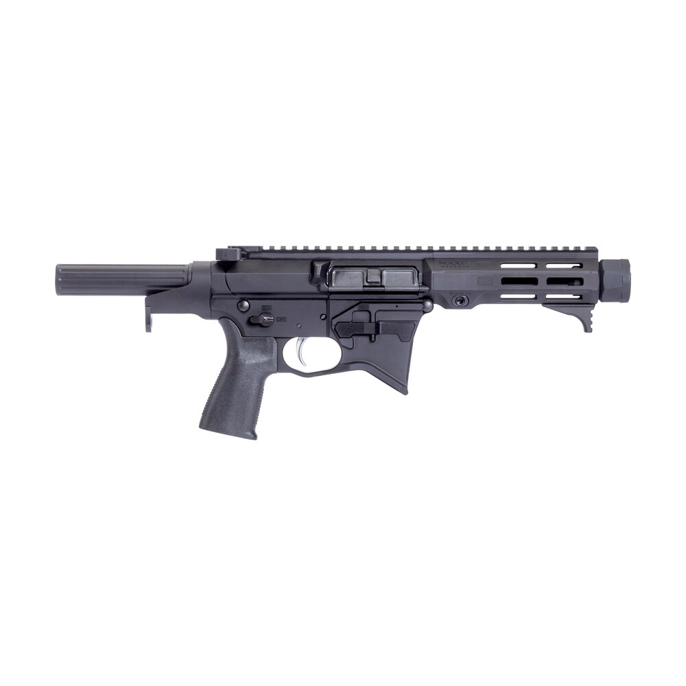 maxim defense mxm48172 cps md9 9mm luger caliber with 5.50" barrel, black anodized metal finish, black maxim cqb brace & polymer grip right hand Maxim Defense MXM48172 CPS MD9 9mm Luger Caliber Sports South item 148275