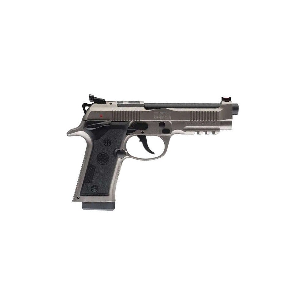 beretta usa j92xpco21 92x pco full size frame 9mm luger 15+1 4.90" black barrel, gray nistan optic ready/serrated steel slide & frame w/beavertail & picatinny rail Beretta USA J92XPCO21 92X PCO Full Size Frame 9mm Luger 15+1 4.90" Black Sports South item 148604
