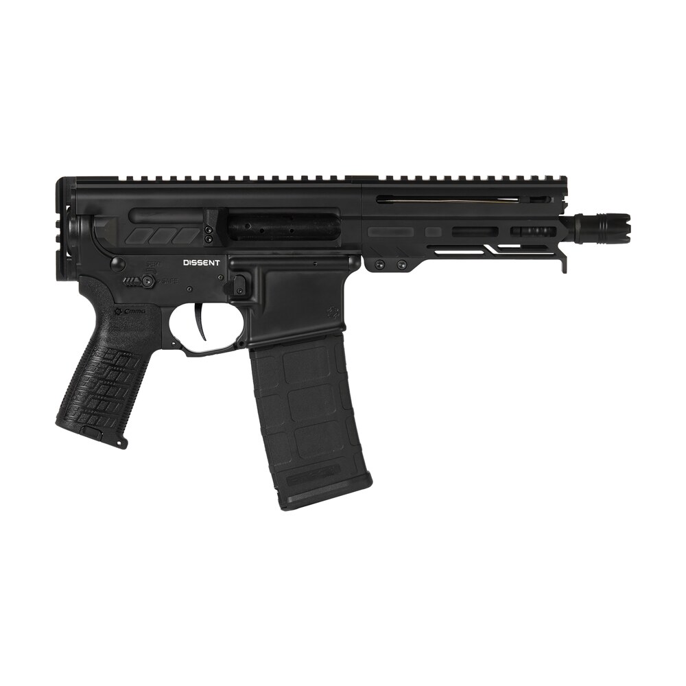 cmmg 30a0e33ab dissent 300 blackout 30+1 6.50", black cerakote rec, oem grip, picatinny buffer adapter, zeroed drop in single stage trigger CMMG 30A0E33AB Dissent 300 Blackout 30+1 6.50", Black Cerakote Rec, OEM Grip, Picatinny Buffer Sports South item 148712