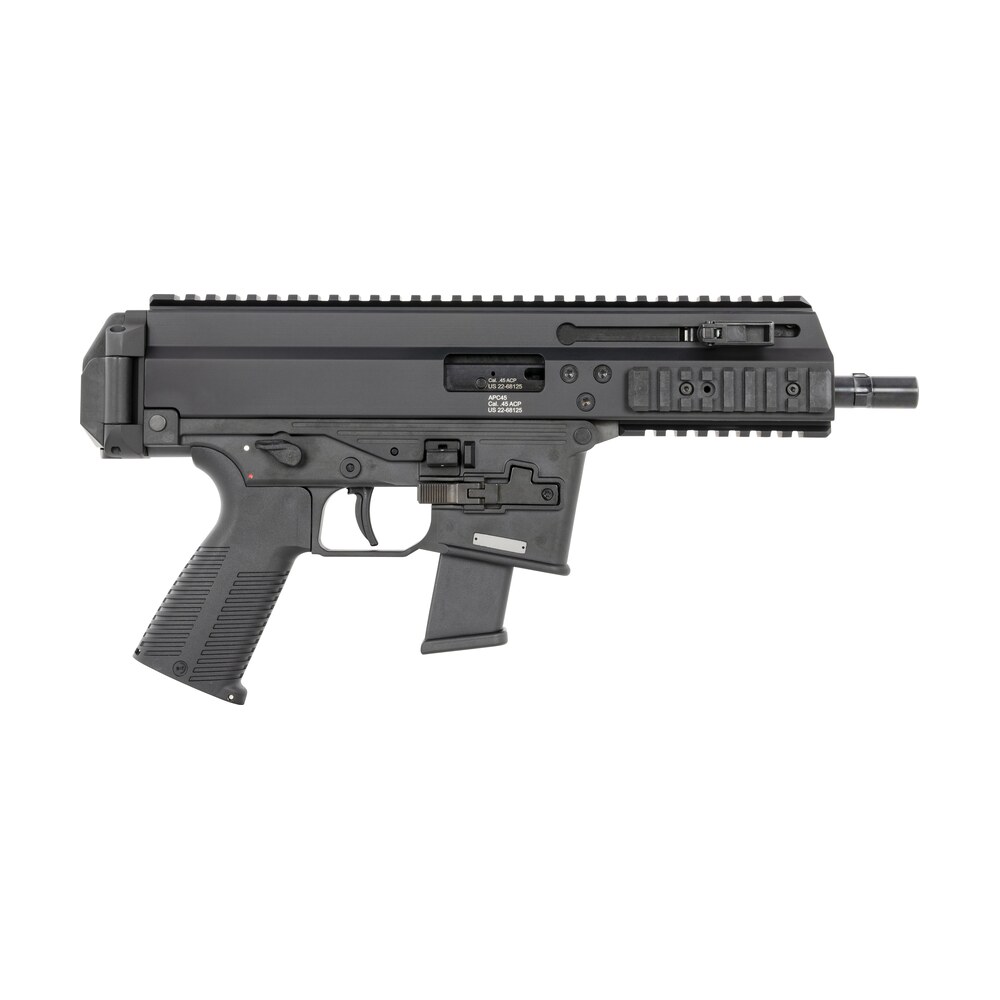 b&t firearms 36044g apc pro 45 acp 15+1 6.80" black steel barrel, m lok handguards, black aluminum picatinny rail receiver, black polymer grips, ambidextrous B&T Firearms 36044G APC Pro 45 ACP 15+1 6.80" Black Steel Sports South item 148929