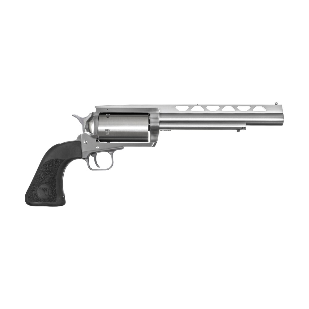 magnum research bfr45lc4106 bfr sao 45 colt (lc) or 410 gauge, 7.50" vent rib barrel, 6rd cylinder, brushed stainless steel, black hogue rubber grip Magnum Research BFR45LC4106 BFR SAO 45 Colt (LC) or 410 Gauge, 7.50" Vent Rib Sports South item 149008