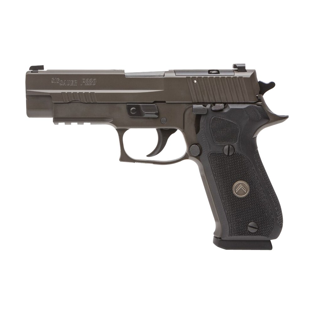 sig sauer 220r45legionsaor2 p220 full size legion sao 45 acp 8+1 4.40", gray elite cerakote, picatinny rail frame, romeo 1 cut slide, black g10 grip, x ray sights Sig Sauer 220R45LEGIONSAOR2 P220 Full Size Legion SAO 45 ACP 8+1 4.40", Gray Elite Cerakote, Sports South item 149013