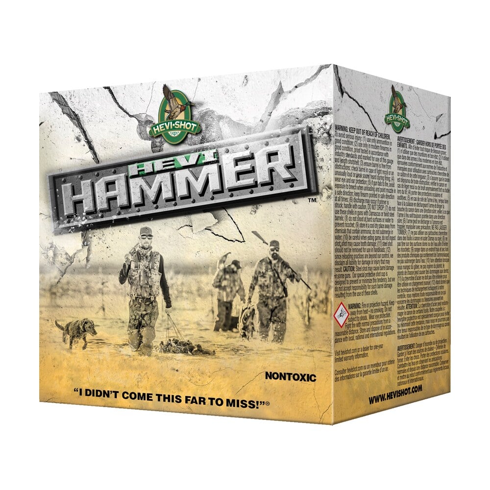 hevi shot hs28302 hevi hammer 12gauge 3.50" 1 1/2oz 2shot 25 per box/10 case HEVI-Shot HS28302 HEVI-Hammer 12Gauge 3.50" 1 1/2oz 2Shot 25 Per Box/10 Case Sports South item 149331