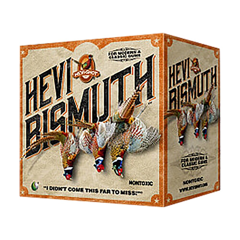 hevi shot hs17713 hevi bismuth upland 20gauge 2.75" 1oz bismuth 3shot 25 per box/10 case HEVI-Shot HS17713 HEVI-Bismuth Upland 20Gauge 2.75" 1oz Bismuth 3Shot 25 Per Box/10 Case Sports South item 149335