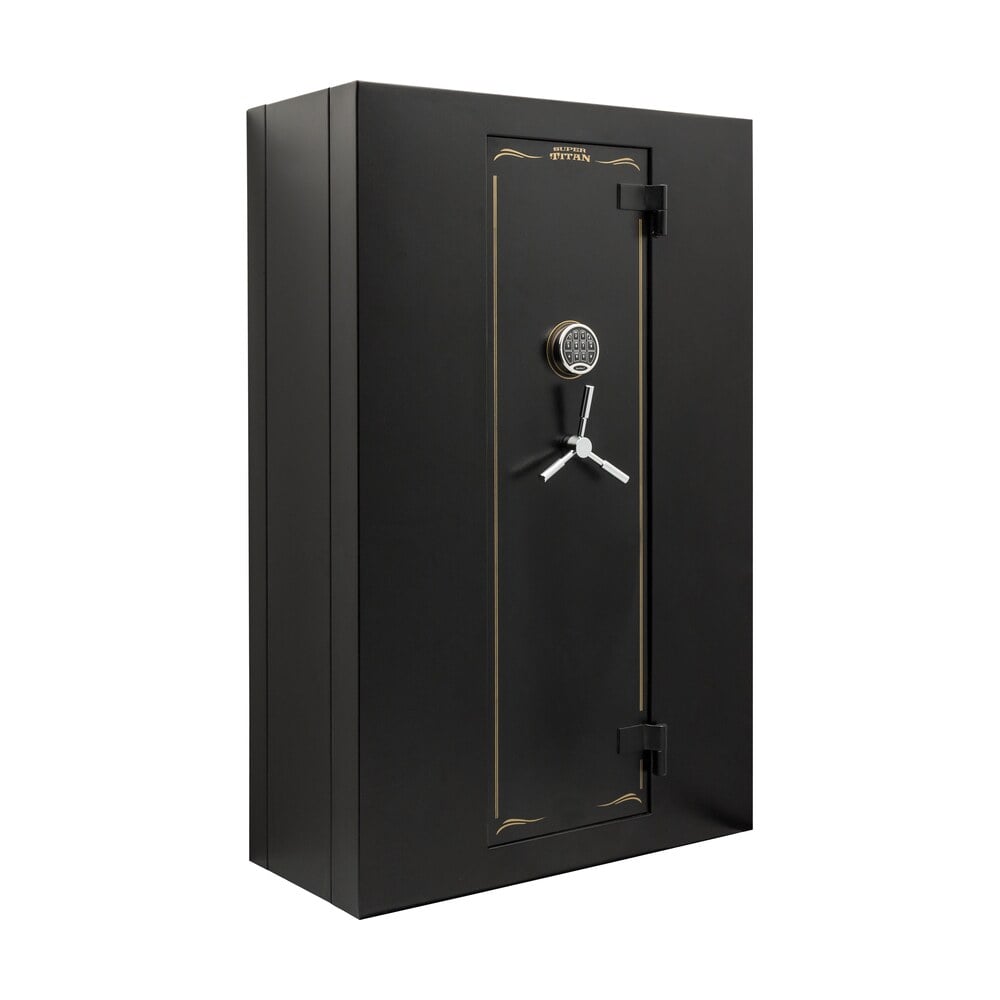 snapsafe 75011 modular safe super titan access code/key entry black 9 gauge steel holds 24+ long guns SnapSafe 75011 Modular Safe Super Titan Access Code/Key Entry Black 9 Gauge Steel Holds 24+ Sports South item 149409