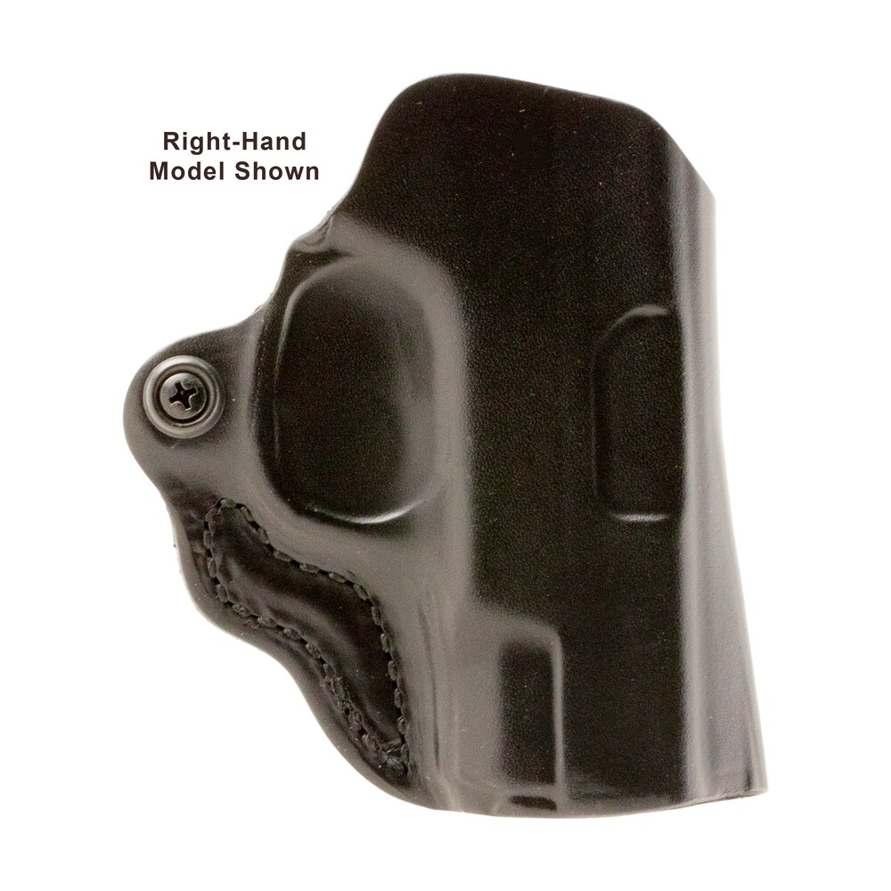 desantis gunhide 019bb7wz0 mini scabbard owb black leather belt slide fits springfield prodigy w/wo red dot fits 4.25" barrel left hand DeSantis Gunhide 019BB7WZ0 Mini Scabbard OWB Black Leather Belt Slide Sports South item 149544
