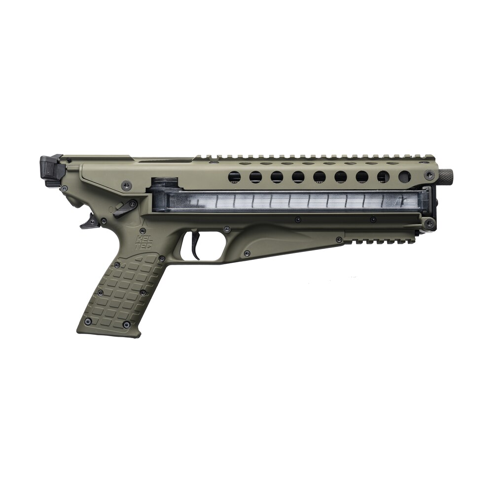 kel tec p50grn p50 5.7x28mm 9.60" 50+1 (2), green, polymer frame, fiber optic sight Kel-Tec P50GRN P50 5.7x28mm 9.60" 50+1 (2), Green, Polymer Sports South item 149775