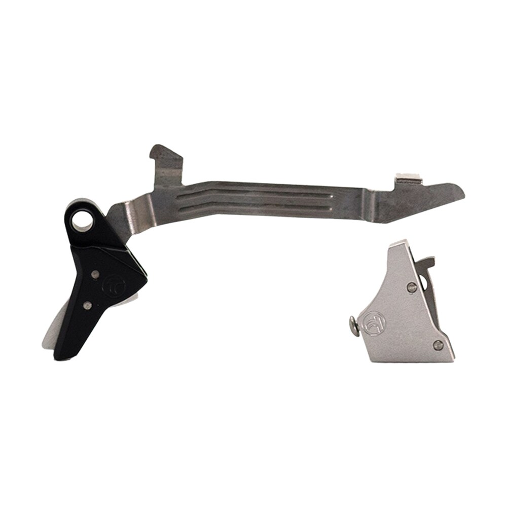 timney triggers alphaglock34lrgsilvr alpha competition 45 acp/10mm auto, silver straight trigger, compatible w/glock gen3 4 Timney Triggers ALPHAGLOCK34LRGSILVR Alpha Competition 45 ACP/10mm Auto, Silver Straight Sports South item 149856