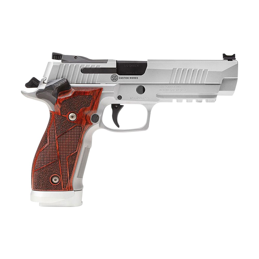 sig sauer 226x59classic10 p226 x five classic 9mm luger 10+1 (3) 5", stainless, picatinny rail & beavertail frame, serrated optic cut slide, custom hogue cocobolo grip Sig Sauer 226X59CLASSIC10 P226 X-Five Classic 9mm Luger 10+1 (3) 5", Stainless, Picatinny Rail Sports South item 149925