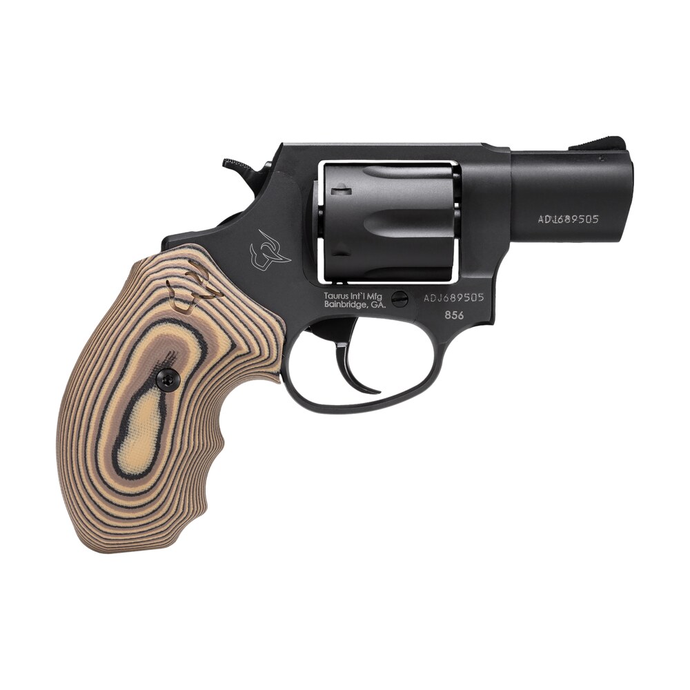 taurus 2 85621vz19 856 small 38 special 6 shot 2" matte black carbon steel barrel, cylinder & frame, brown vz cyclone grip, transfer bar safety, exposed hammer Taurus 2-85621VZ19 856 Small 38 Special 6 Shot 2" Matte Black Carbon Steel Sports South item 149975